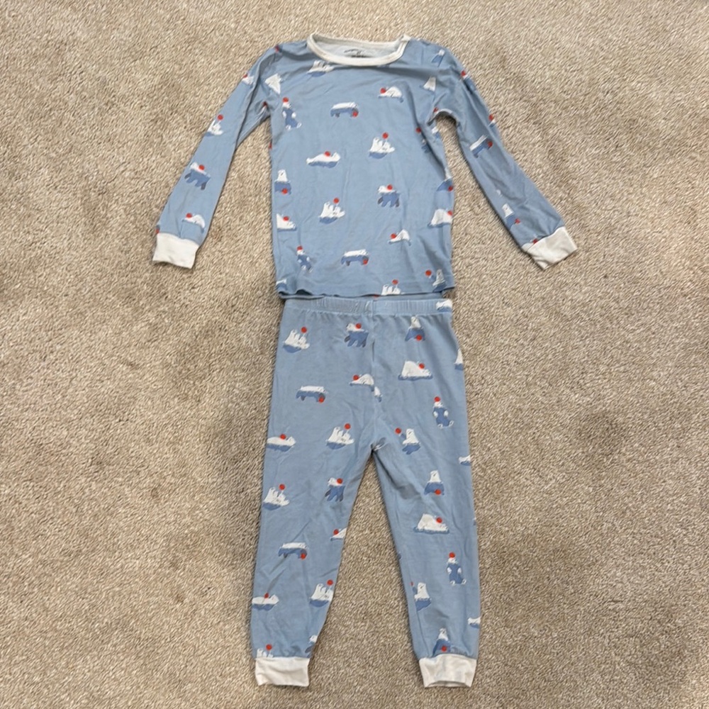 Magnetic Me Blue Pajama Set with Playful Print